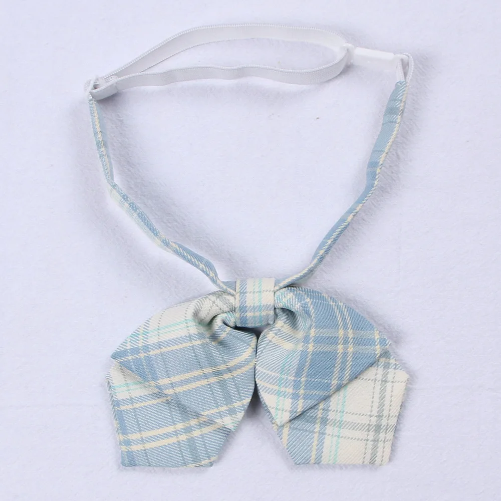 

Jk Japanese School Uniform Bow Tie Plaid Butterfly Cravat Japanese High School Girls Students Preppy Chic Free Of Tying A Knot