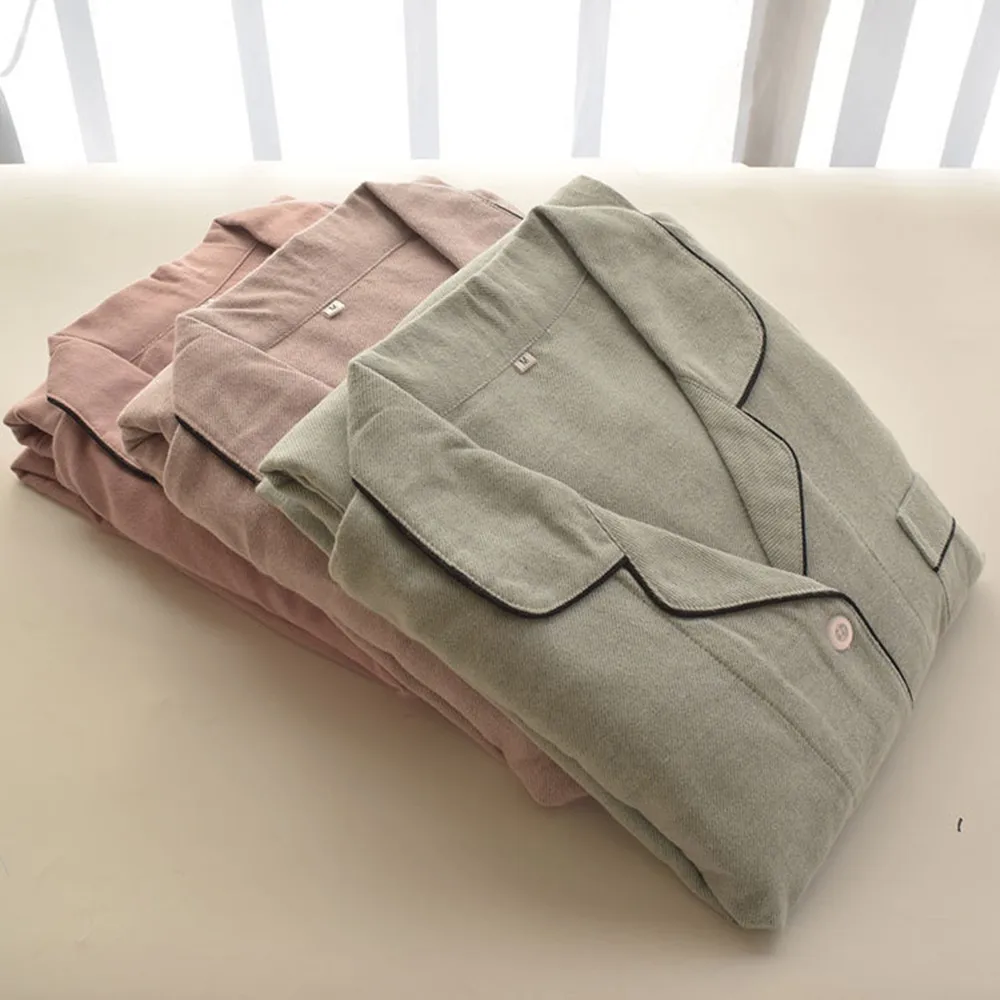 

Fdfklak Fall Sleepwear Women Cotton Pajamas Set Two Pieces Homewear Home Clothes Lounge Wear Autumn Long Sleeve Female