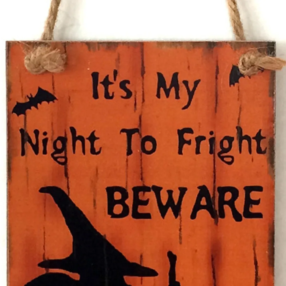 1 шт. Висячие доски деревянные ремесла Хеллоуин листинг деревянный призрак