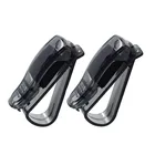 Автомобильные декоративные принадлежности, 2 шт., автомобильный солнцезащитный козырек, оправа для очков, автомобильные солнцезащитные очки, оправа для очков, держатель, бумажник