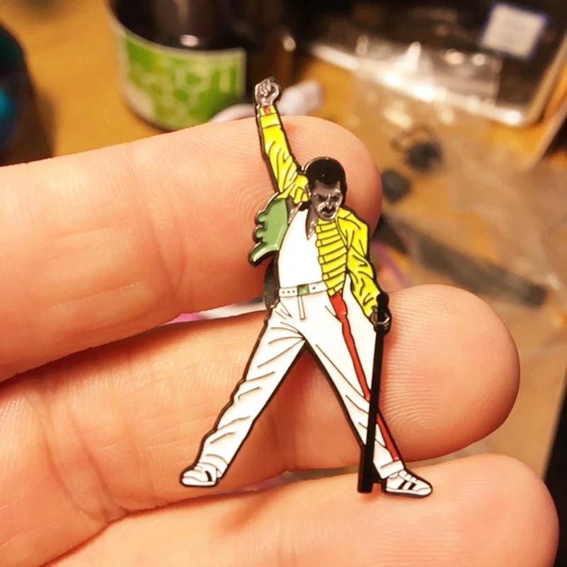 Брошь Freddie Mercury Queen для геев эмалированные металлические значки броши на куртки