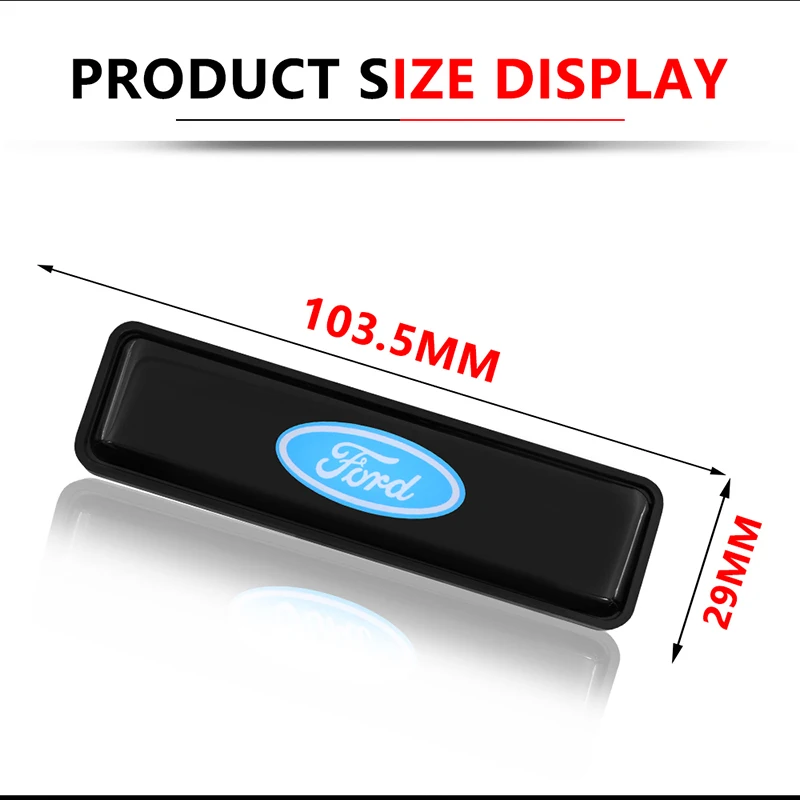 1 шт. ABS Хромированная передняя капот решетка эмблема значок светодиодный