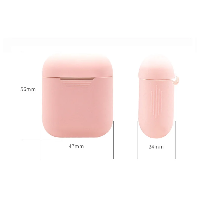 Mini Soft Silicone Case For Apple Airpods Shockproof Cover AirPods Earphone Cases for Air Pods Protector | Электроника