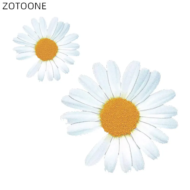 Нашивки ZOTOONE для одежды с маленькими маргаритками наклейки цветами сделай сам
