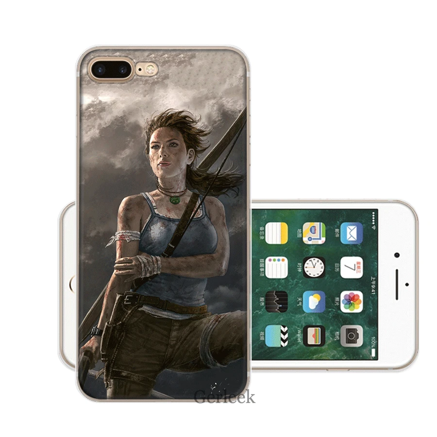 Мобильный телефон чехол для iPhone 11 Pro 6 6s 7 8 PLus XR X XS Max SE 2020 оболочка Rise Of The Tomb Raider