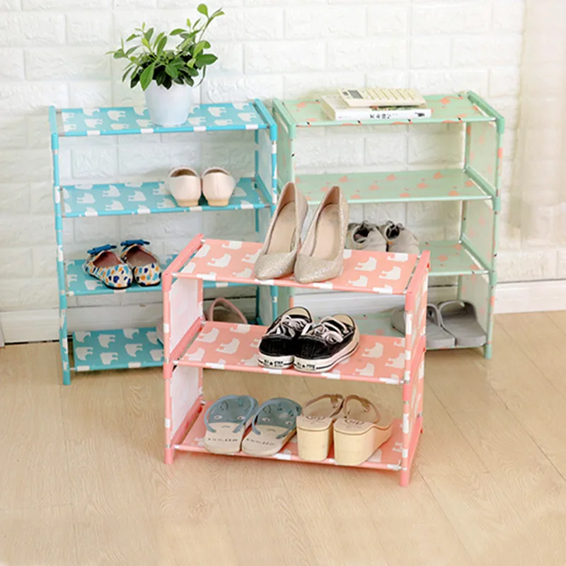

Factory Direct Home Assembly Shoe Rack Plastic Multi-Layer Shoe Rack Student Dormitory Storage Simple Shoe Rack Wholesale