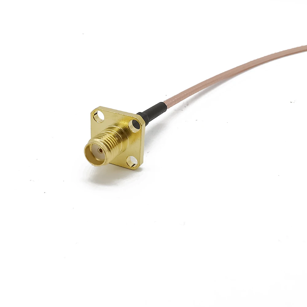 Коаксиальный кабель с прямоугольным штекером SMA на гнездо RG316D двухслойный