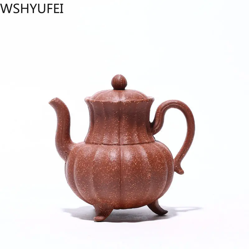 

New product Yixing tea pot purple clay filter teapot kettle Raw ore Handmade Tea set Customized authentic Tie Guanyin Puer 240ml