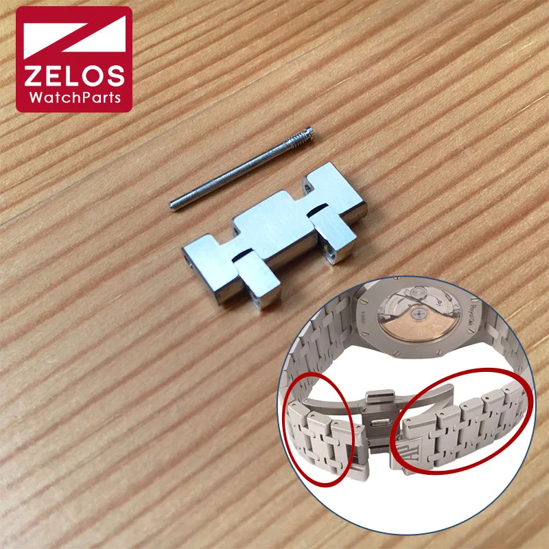 steel watch band link Repair segment for A P Au demars Pi guet RO Ro yal Oak 41mm automatic watch 26320 15400