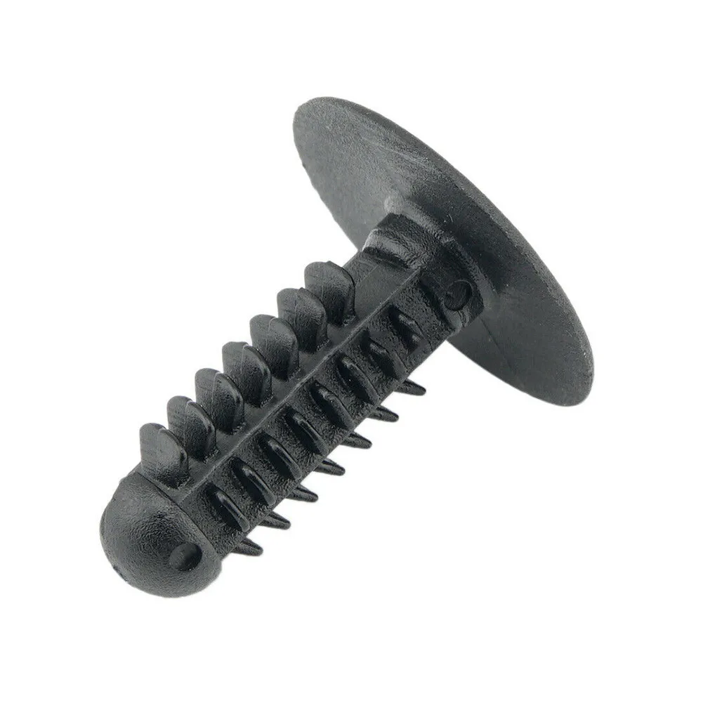 

100pcs Fastener 8mm Hole Accessory Car Clips Dark Grey Fir Tree Plastic