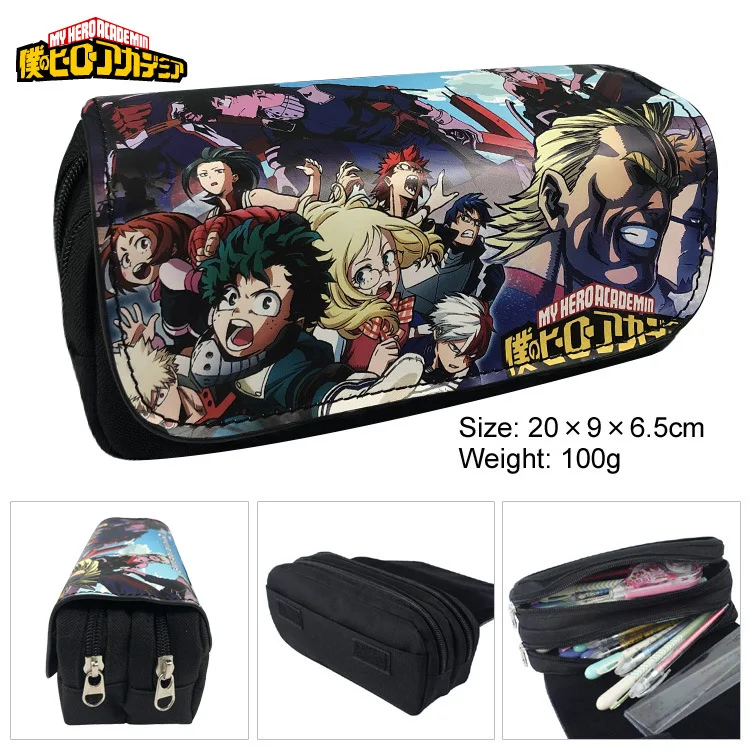 

NEW My Hero Academia Midoriya Izuku Bakugou Katsuki pattern Bag Pencil case Model Gift for student/kids