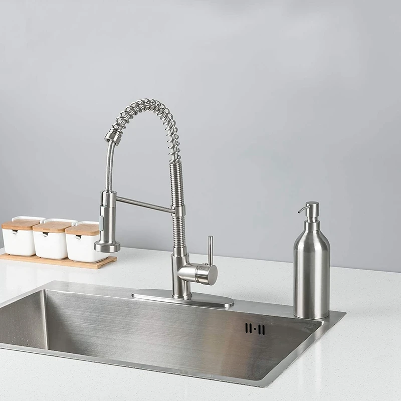 

Soap Dispenser Stainless Steel Bottle Countertop Anti-Rust and Pump Hand Lotion Liquid Dispenser for Kitchen & Bathroom