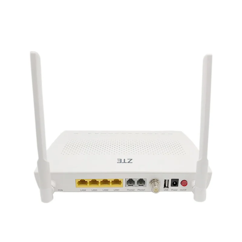 

Высокопроизводительный zte onu F668 4GE 2 77pon gpon onu catv onu pon wifi