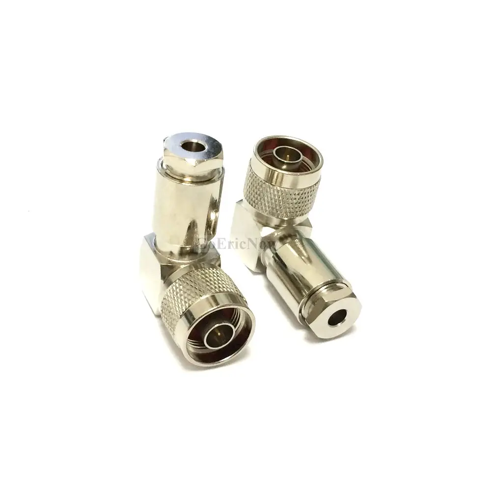 10 шт. RF Коаксиальный N образный зажим штекер прямоугольный радиочастотный Разъем