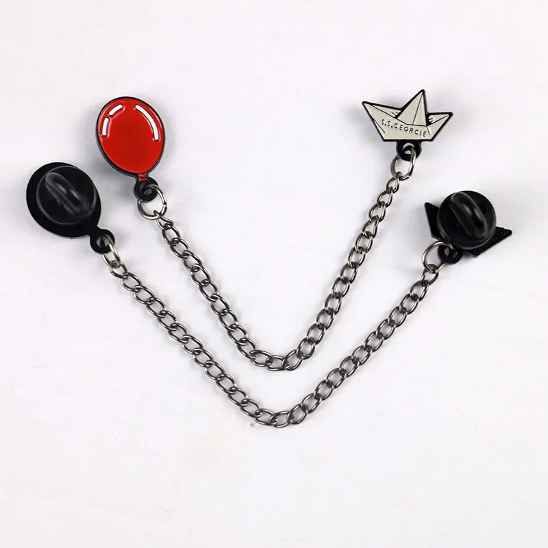 Кошмар перед Рождеством брошь с цепочкой и Эмалью Булавки ювелирные изделия