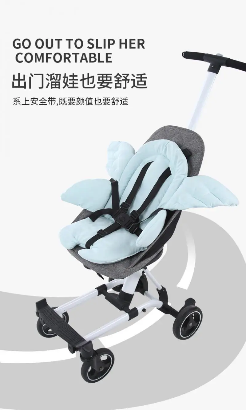 

Baby Stroller Accessories Comfortable Cartoon Cool Baby Stroller Liner General Seat Cushion Kids Pushchair Cushion Stroller Pad