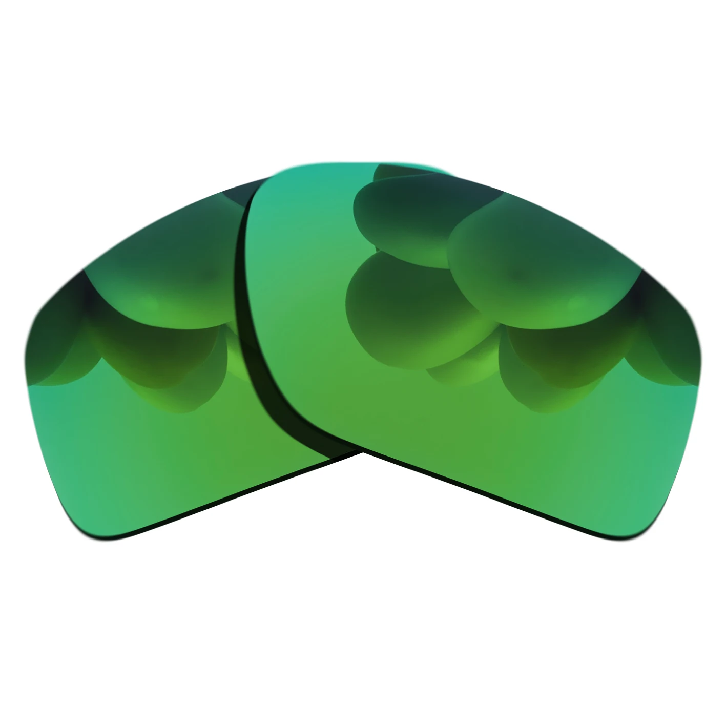 

100% Precisely Cut Polarized Replacement Lenses for Split Shot Sunglasses Green Mirrored Coating Color- Choices