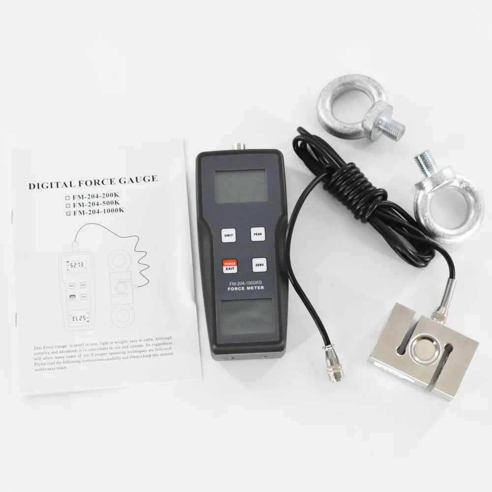 Динамометр измеритель силы 9800N Pull and push цифровой 1 2 5 кг lb|Приборы для измерения