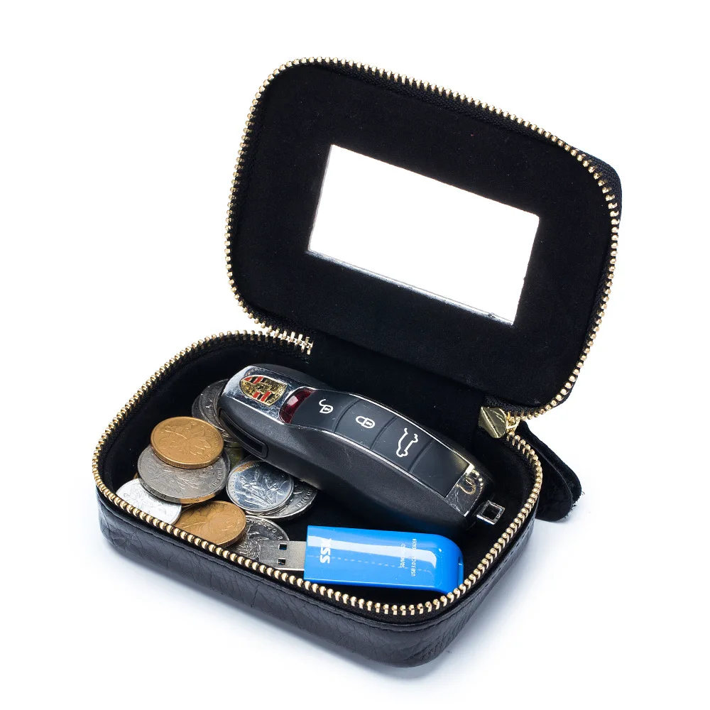 Модный Косметичка из натуральной кожи новинка 2021 органайзер для макияжа сумка