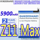 Аккумулятор GUKEEDIANZI мобильный телефон, для ZTE Nubia Z11 Max, NX523, NX523J, 5900 мА  ч, Li3839T43P6h406790
