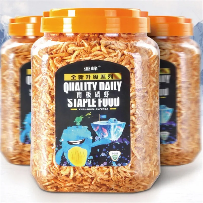Tank Fish Food Feed Shrimp krill freeze dried Natural Pigment carnivore tropical cichlid Turtle flowerhorn | Дом и сад