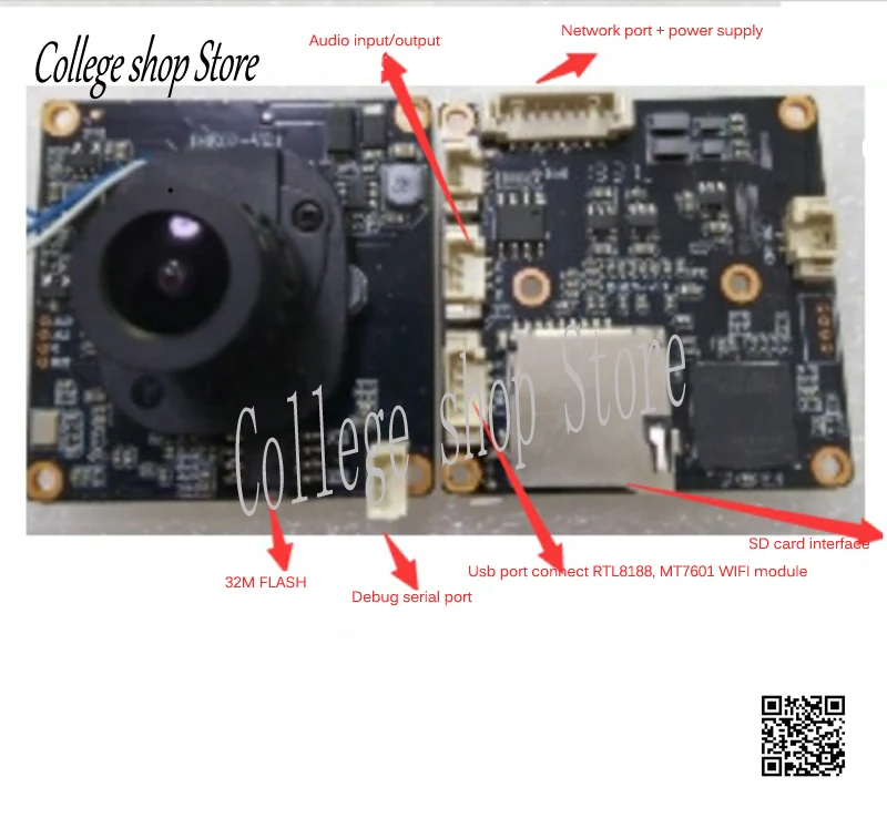 3516ev200 Hi3516ev200 Hi3516 веб камера макетная плата модуль Wifi|Детали для приборов личной