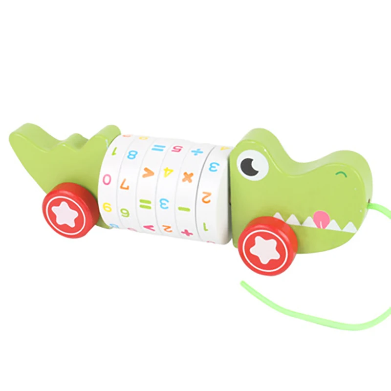 

Wooden Kid Hand Car Colors Animals Parent Child Baby Educational Puzzle Toy Game