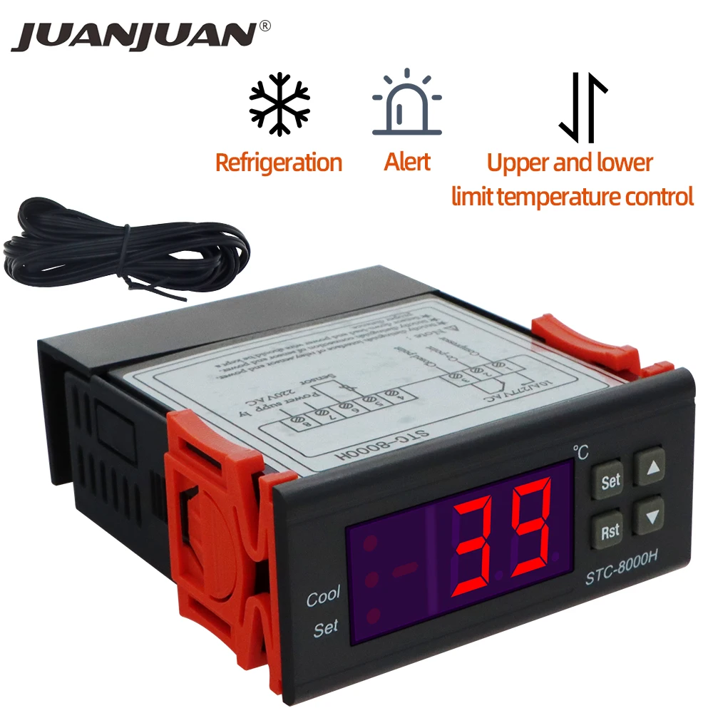 STC 8000H терморегулятор Температура Управление Термостата охлаждения контроллер