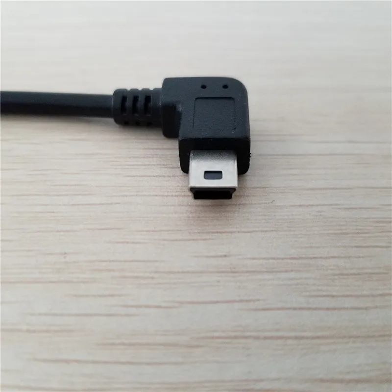 Кабель для передачи данных под прямым углом 90 градусов Mini B USB папа к Мама кабель OTG