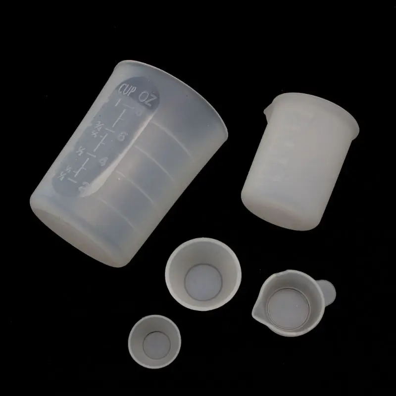 9 шт. силиконовый коврик полимерные Измерительные Чашки Набор инструментов