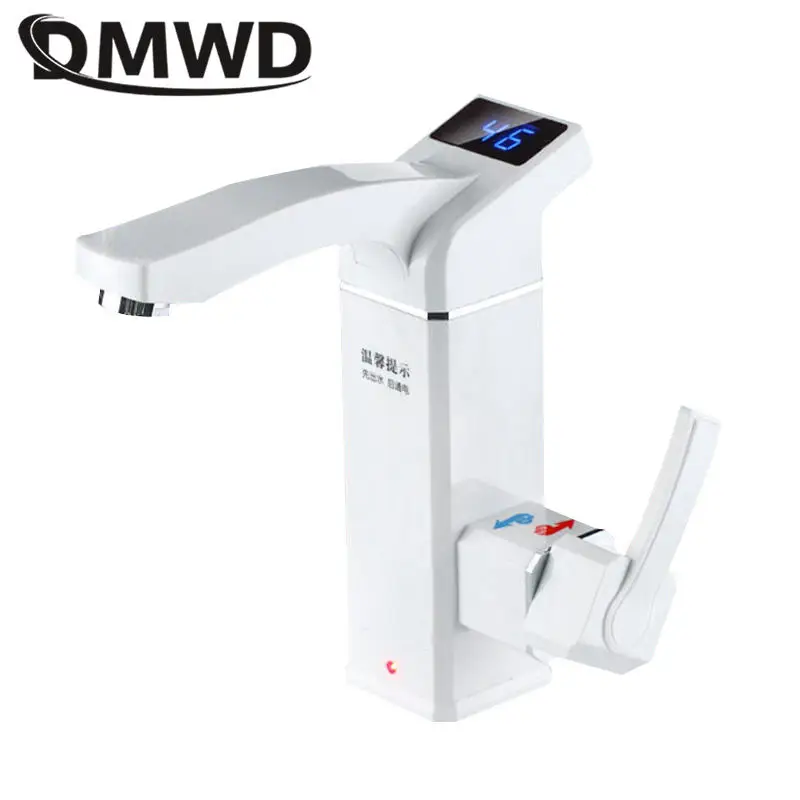 DMWD 3000 Вт Электрический смеситель для горячей воды с мгновенным нагревом ЖК