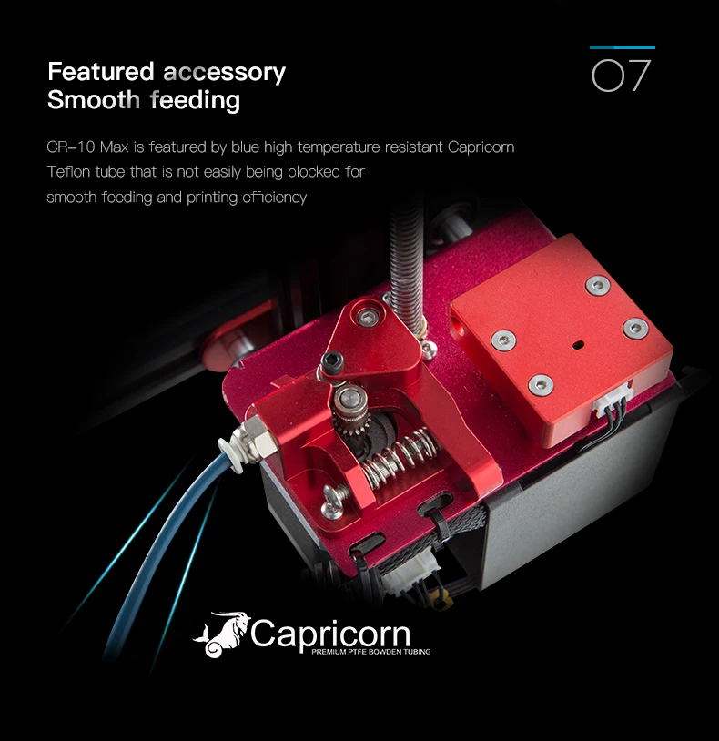 CREALITY 3d принтер CR-10 Макс большой размер, поддержка стержня, двойной PSU& Y оси ремень, сломанной нити обнаружения, BL Сенсорный датчик и сенсорный ЖК-дисплей
