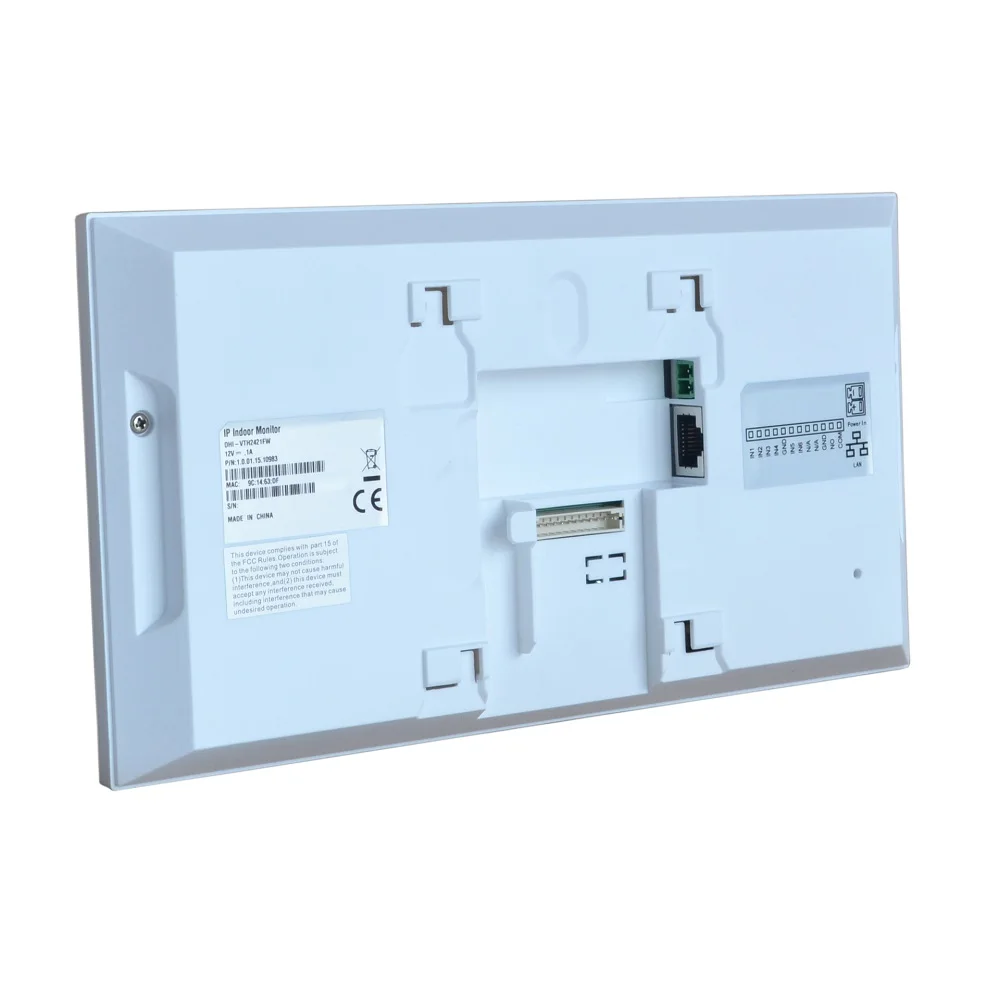 

DH multi-language VTH2421FW-P 802.3af PoE 7inch Touch Indoor Monitor,IP doorbell Monitor, Video Intercom monitor,SIP version