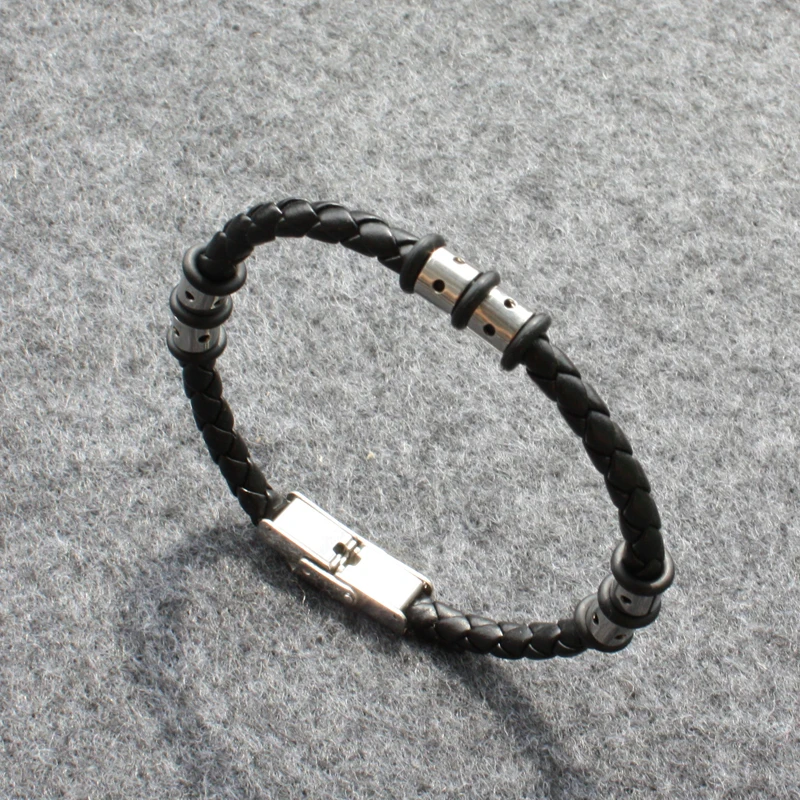 Браслет из искусственной кожи 21 см серебряный цвет Шарм специальные ювелирные