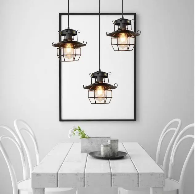 Винтаж люстра светильник металлический промышленный подвесной потолочный