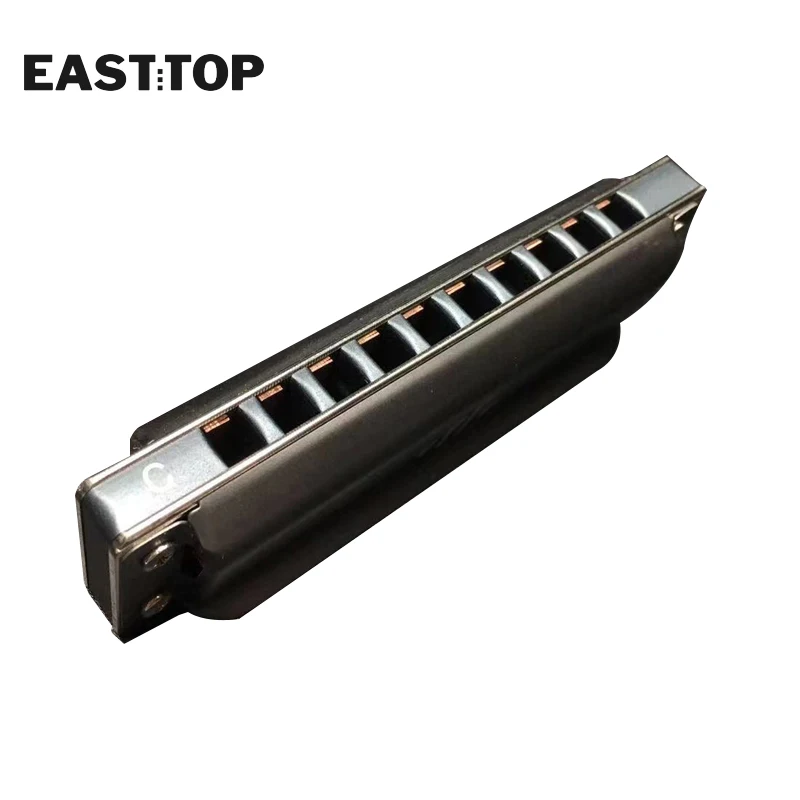 EASTTOP PR020AL обновление 10 отверстий блюз гармоника с чехлом для начинающих взрослых