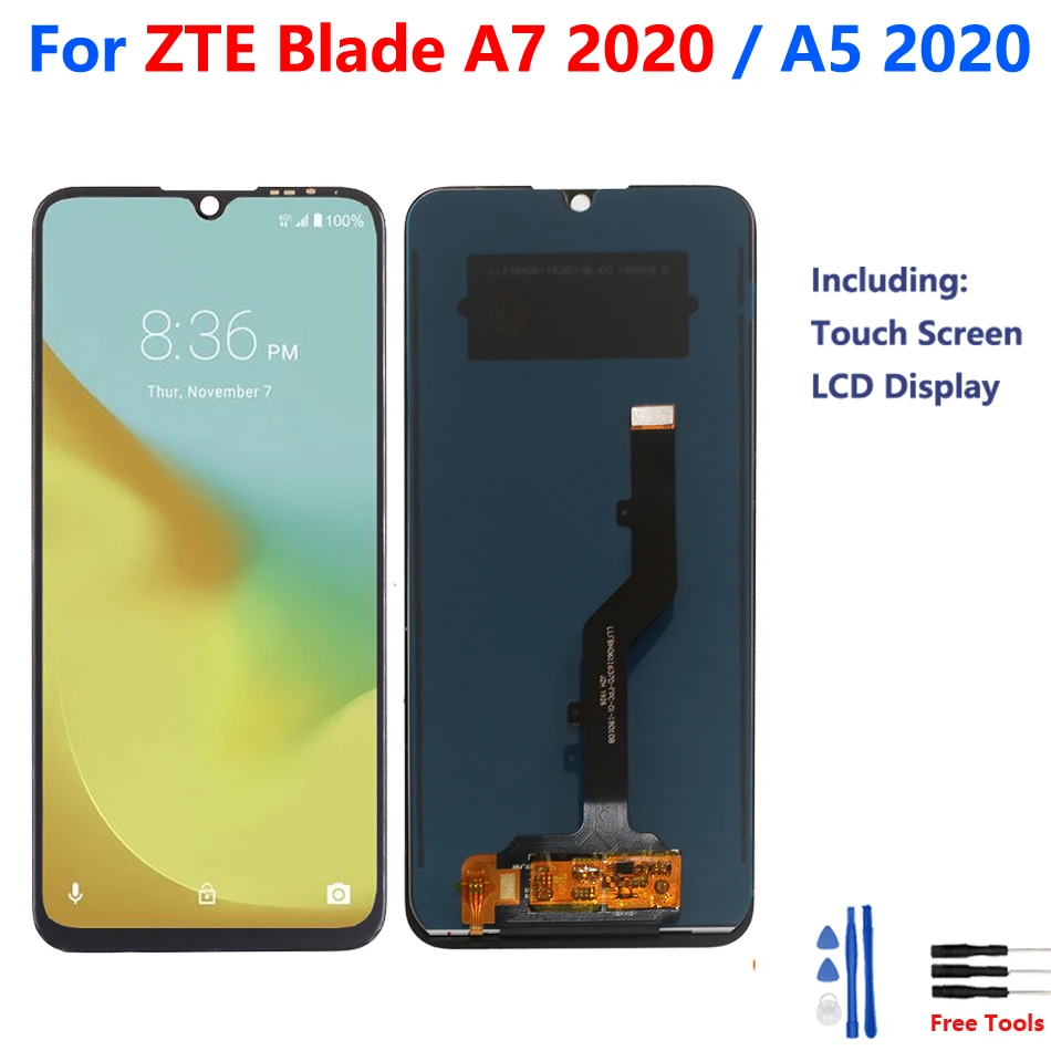 Оригинальный сенсорный экран для ZTE Blade A7 2020 ЖК дисплей дигитайзер в сборе A5