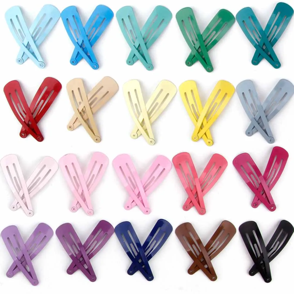 

40pcs Hairpins Hair Clips For The Women Hair Barrettes Pins Metal Hairgrip Colorful Snap Alligator Hair Clip Women Accessories