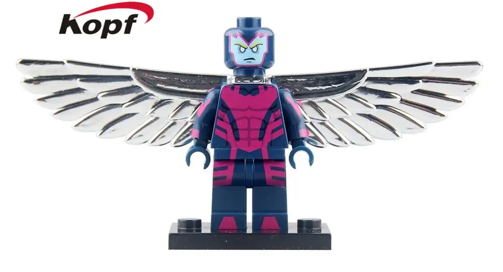 PG028 Without Box Однопродажный строительный блок Super Heroes X-Man Wolverine Quick Silver Rogue проф X Psylocke Iceman детские игрушечные фигурки PG8006 - Цвет: PG028 Without Box