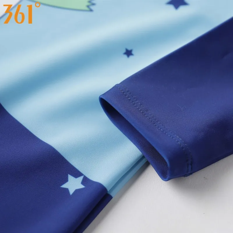 361 Kids Swimsuit One Piece Swimwear Boys Bathing Suit Long Sleeve Sun Protection Dinosaur Swimming for Children Beach Pool | Спорт и