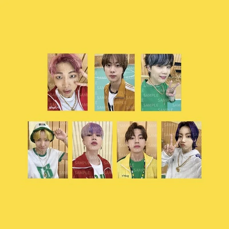 

KPOP Bangtan Boys Butter SmallCard LOMOCard Photo Polaroid JK V JIMIN SUGA JIN Same Style Around New Korea Group Thank You Card