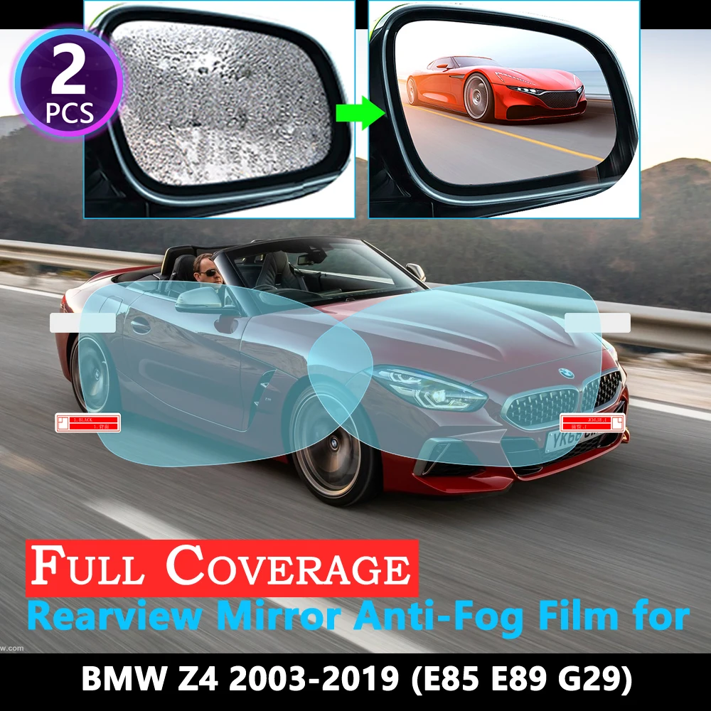 Полноэкранная Защитная пленка для BMW Z4 E85 E89 G29 2003 ~ 2019 Автомобильное зеркало