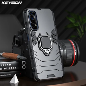 keysion shockproof case for realme 7 5g 7i 7 8 pro stand phone back cover for realme gt neo v13 c20 c25s c15 x7 6i 6 pro v5 x2 free global shipping