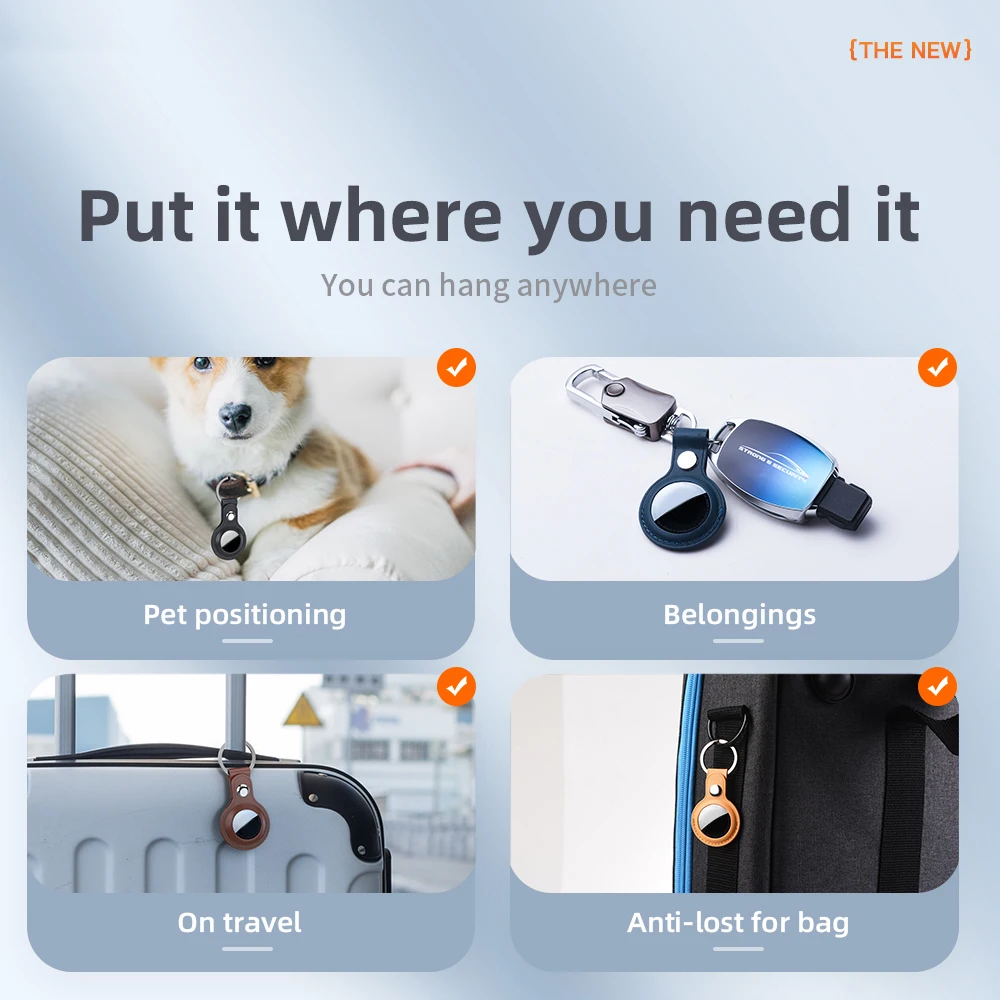 Силиконовая Петля hoco для Apple airtag чехол-трекер аксессуары защитный чехол бампер