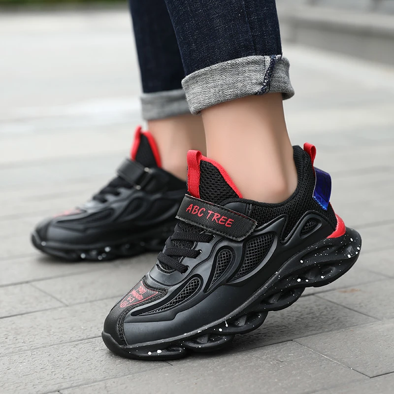 Детские кроссовки модная обувь для бега с лезвием спортивная мальчиков детские