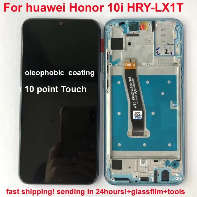 6,21 дюймов ЖК-дисплей для huawei Honor 10i/20i HRY-LX1T ЖК-дисплей+ кодирующий преобразователь сенсорного экрана в сборе Замена ЖК-дисплея+ рамка