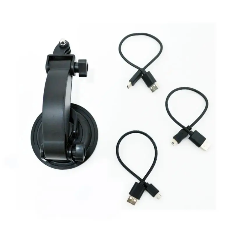 Крепление на присоске + качественный внешний аккумулятор улучшенные экшн камеры