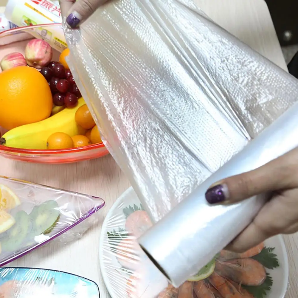 OTHERHOUSE 100Pcs Reusable Sandwich Bag Refrigerator Organizer Food Preservation Bags Hand-tearing Kitchen Accessories | Дом и сад