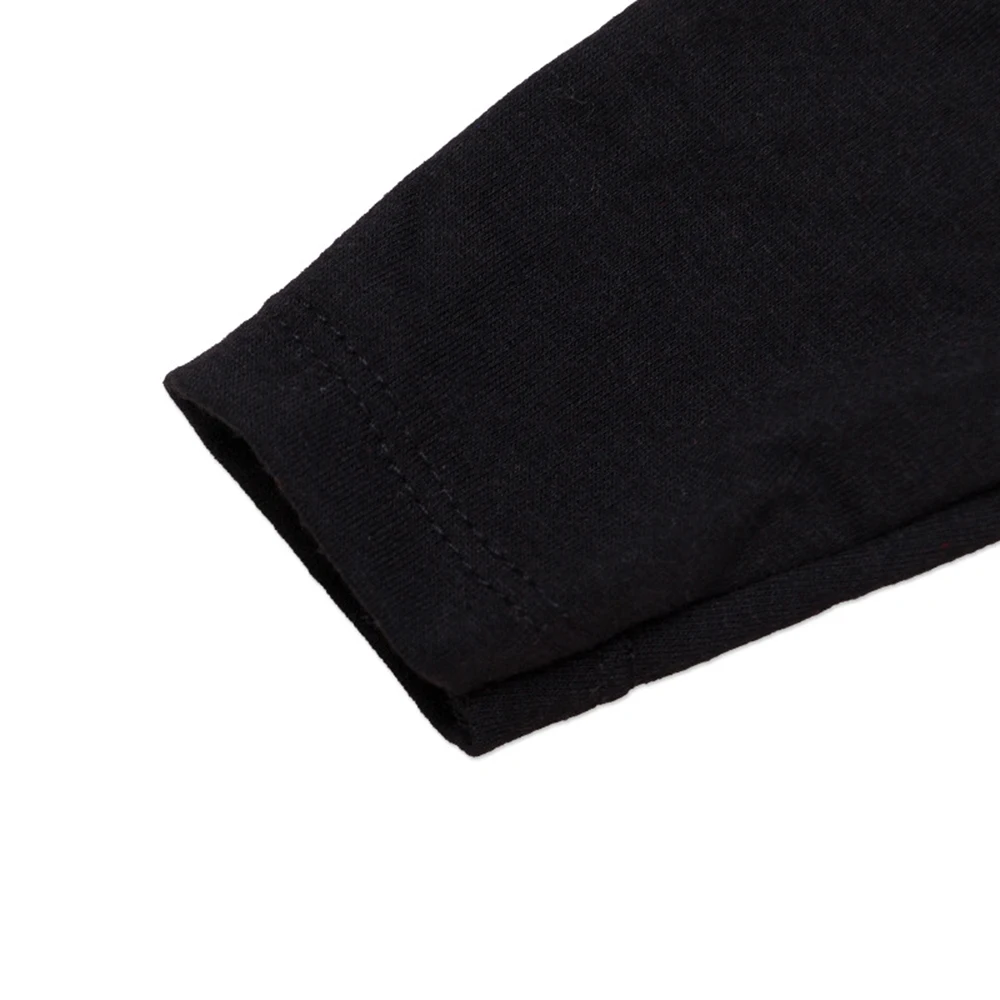 Черное боди для новорожденных девочек Сезон лето-осень Однотонное хлопковое с