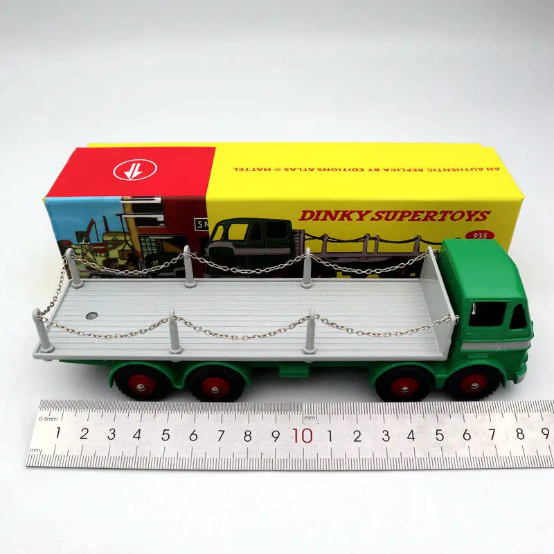 Атлас Dinky toys 935 Leyland Осьминог Плоская тележка с цепями литые модели коллекционный